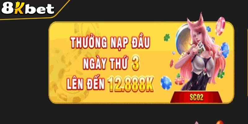 Chương trình ưu đãi nạp tiền dành cho hội viên ngày thứ 3Chương trình ưu đãi nạp tiền dành cho hội viên ngày thứ 3