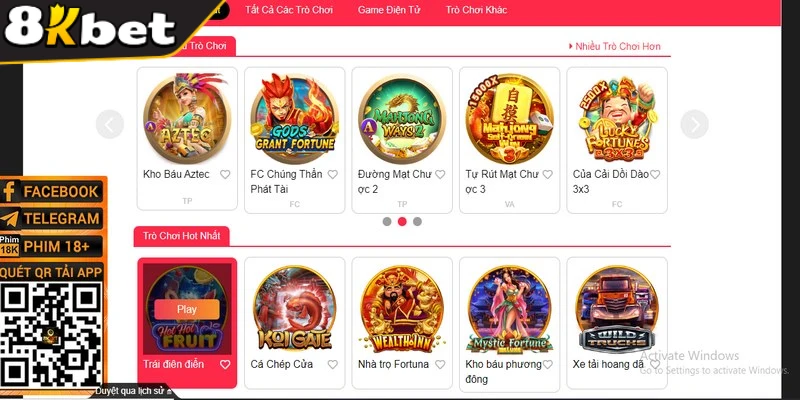 Top Player mang đến sảnh Nổ Hũ 8KBET đặc sắc nhiều game nổi bật